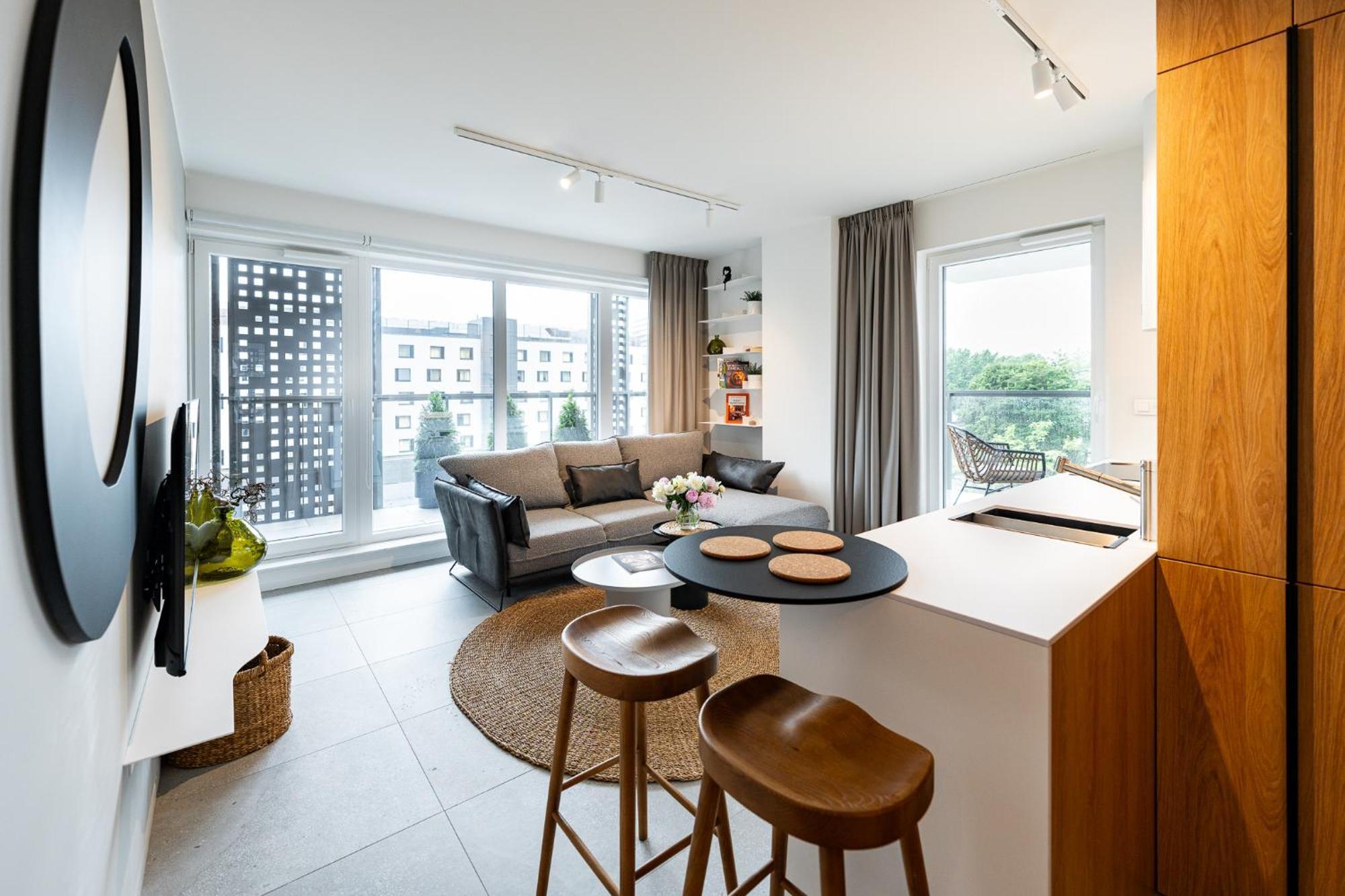 Apartamenty Tespis - Sokolska 30 Towers Катовице Номер фото